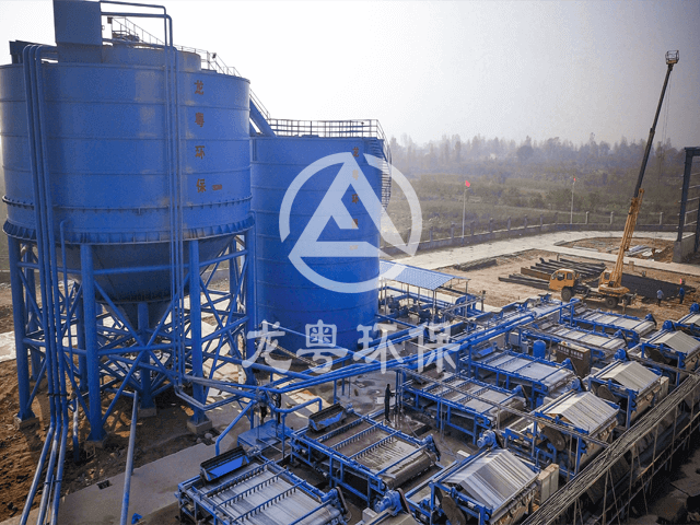 河南新鄉(xiāng)市長城集團時產(chǎn)1200t砂石線砂石骨料線污水處理