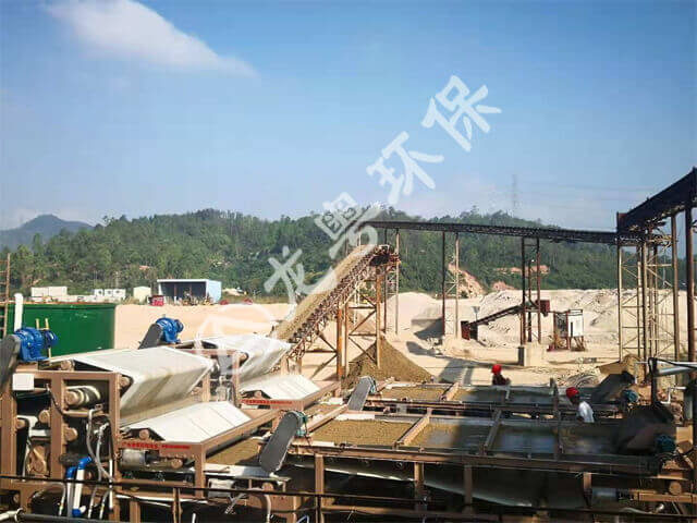 廣東惠州冠良沙場時產(chǎn)200T砂石骨料線污水解決方案